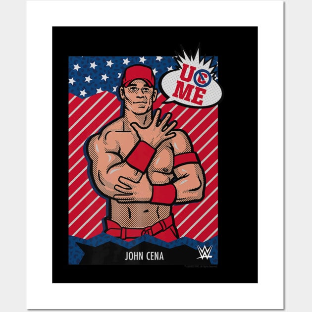 John Cena American Flag Poster Wall Art by Holman